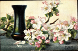 Delcampe - Artiste CPA Billing, M., Blumen, Blumenvase - Sonstige & Ohne Zuordnung