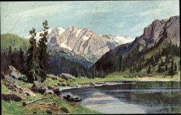 Delcampe - Artiste CPA Splitgerber, Gebirgslandschaft, See - Sonstige & Ohne Zuordnung