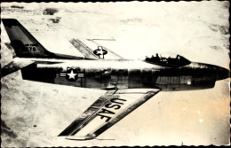 Delcampe - CPA Amerikanisches Militärflugzeug, North America, Sabre F 86 D, Jet Plane, USAF - Altri & Non Classificati