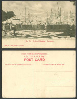 Delcampe - Ceylon Dhobies Colombo Old Postcard Native Washermen, Dobies Dhobie, Ethnic Life - Sri Lanka (Ceylon)