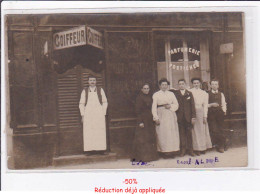 Delcampe - Carte Photo De Commerce : Coiffeur Parfumeur - Très Bon état - Geschäfte