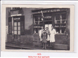 Delcampe - Carte Photo De Commerce : Coiffeur GRIPERAY - état - Geschäfte
