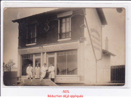 Delcampe - Carte Photo De Commerce : Coiffeur - Modern Salon - état - Geschäfte