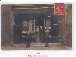 Delcampe - Carte Photo De Commerce : Coiffeur Parfumeur Léon DEPIERRE - Très Bon état - Geschäfte
