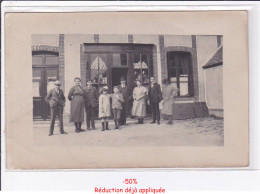 Delcampe - Carte Photo De Commerce : Coiffeur - Tabac - Très Bon état - Geschäfte