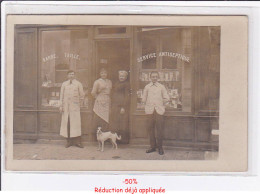 Delcampe - Carte Photo De Commerce : Coiffeur - Très Bon état - Geschäfte