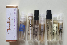 Delcampe - Lot De 8 Miniatures De Parfum Chanel, Boss, Armani, Diesel, Rochas, Burbury, Thierry Mugler - Ohne Zuordnung