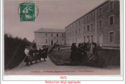Delcampe - CORBIGNY : Institution Libre De Jeunes Filles (émail)  - Très Bon état - Corbigny