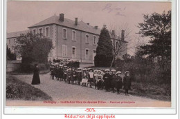 Delcampe - CORBIGNY : Institution Libre De Jeunes Filles (émail)  - Très Bon état - Corbigny
