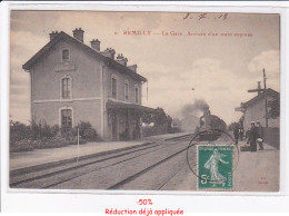 Delcampe - REMILLY: La Gare, Arrivée D'un Train Express - Très Bon état - Corbigny