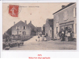 Delcampe - BAZOCHES-du-MORVAN: Entrée Du Village - état - Bazoches