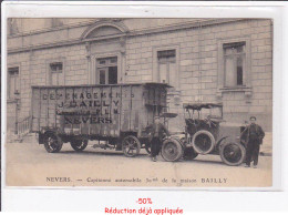 Delcampe - NEVERS : Camion De Déménagement Capitoné De La Maison Bailly - Très Bon état - Nevers