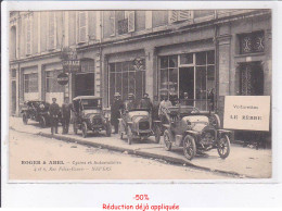 Delcampe - NEVERS: Roger Et Abel, Cycles Et Automobiles, Garage, Voiturette Le Zèbre - Très Bon état - Nevers