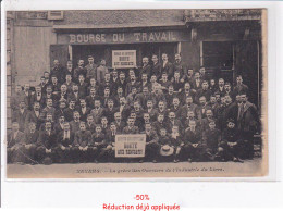 Delcampe - NEVERS - Bourse Du Travail - La Grève Des Ouvriers De L'industrie Du Livre - état - Nevers