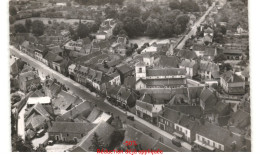 Delcampe - POUGUES-les-EAUX: L'église Et La Route Bleure Nationale 7 Vue Aérienne 10x15 - Très Bon état - Pougues Les Eaux