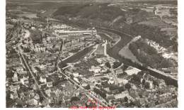 Delcampe - CLAMECY: Quartier De La Gare Et Les Usines, L'yonne Et Le Mont Sembert Vue Aérienne 10x15 - Très Bon état - Clamecy