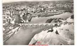 Delcampe - NEVERS: Le Pont Routier Sur La Loire Vue Aérienne 10x15 - Très Bon état - Nevers