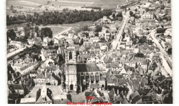 Delcampe - CLAMECY: Vue Générale, La Collègiale Saint-martin Vue Aérienne 10x15 - Très Bon état - Clamecy