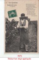 Delcampe - PUILLY SUR LOIRE - Les Vendanges - Le Vigneron - état - Pouilly Sur Loire