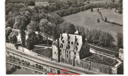 Delcampe - CHATILLON-en-BAZOIS: Le Château XIVe Siècle Et Son Parc Vue Aérienne 10x15 - état - Chatillon En Bazois
