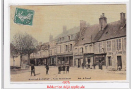 Delcampe - MOULINS-ENGILBERT : Place Boucaumont (toillée) - Tres Bon Etat - Moulin Engilbert