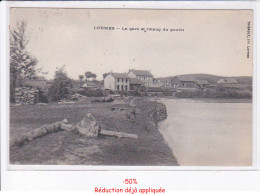 Delcampe - LORMES: La Gare Et L'étang Du Goulot - Très Bon état - Lormes