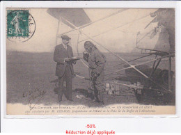 Delcampe - NEVERS: Un Réconfortant Est Offert Aux Aviateurs Par M. Lesage, Aérodrome De Nevers, Aviation - Très Bon état - Nevers