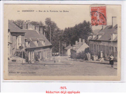 Delcampe - GUERIGNY: Rue De La Fontaine Les Bains - Très Bon état - Guerigny