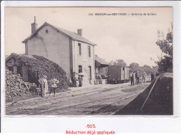 Delcampe - BRINON-sur-BEUVRON: Intérieur De La Gare - Très Bon état - Brinon Sur Beuvron