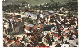 Delcampe - SAINT-AVOLD: Vue Générale, Le Lycée Vue Aérienne 10X15 - état - Saint-Avold