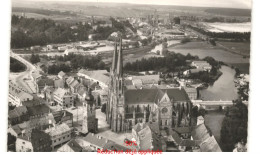Delcampe - SARRALBE: La Sarre Vue Aérienne 10X15 - Très Bon état - Sarralbe