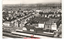 Delcampe - HAGONDANGE: La Gare Vue Aérienne 10X15 - Très Bon état - Hagondange