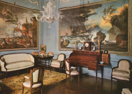 Delcampe - France Castries Château De Le Salon Bleu Intérieur Meublé Unposted #SCC371 - Castries