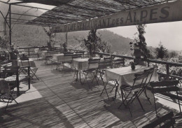 Delcampe - France Castellar Terrasse Grand Café Restaurant Alpes Unposted #SCC353 - Autres & Non Classés