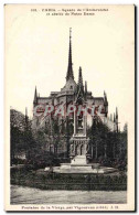 Delcampe - Paris CPA Square De L'archeveche Et Abside De Notre DAme - Paris (04)