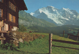 Delcampe - Schweiz Wengen Berner Oberland Chalet Jungfrau Alpenlandschaft #SCC225 - Wengen