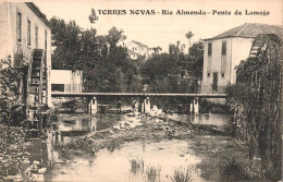 Delcampe - TORRES NOVAS - Rio Almonda, Ponte Do Lamego  (2 Scans) - Santarem