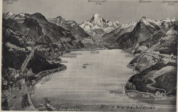 Delcampe - Schweiz Brunnen Vierwaldstättersee Panorama Alpen Ungebraucht Unposted #SCC191 - Ingenbohl