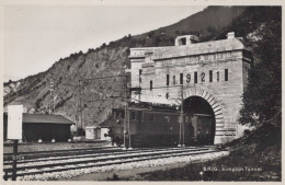 Delcampe - Suisse Brig Tunnel Du Simplon Train Électrique Unposted #SCC130 - Simplon