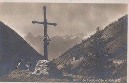 Delcampe - Suisse Simplon Paysage Alpin Crucifix Refuge Kulm Unposted #SCC134 - Simplon