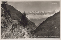 Delcampe - Suisse Simplon Alpes Bietschhorn Aletschhorn Alpes Bernoises Unposted #SCC131 - Simplon