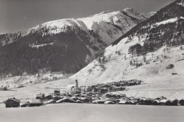 Delcampe - Schweiz Reckingen Wallis Winterlandschaft Bergdorf Mit Kirche Oblitert #SCC094 - Reckingen