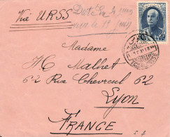Delcampe - LETTRE.  IRAN.  POUR LA FRANCE VIA URSS - Iran
