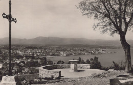 Delcampe - France Antibes Vue Panoramique Table D Orientation Garoupe Real Photo #SCD039 - Autres & Non Classés