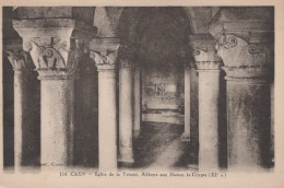 Delcampe - France Caen Normandie Crypte Abbaye Aux Dames Architecture Unposted #SCC989 - Caen