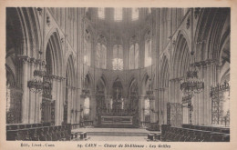 Delcampe - France Caen Normandie Abbatiale Saint Étienne Chœur Intérieur Unposted #SCC991 - Caen