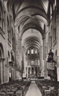 Delcampe - France Caen Église Saint Étienne Intérieur Nef Real Photo Unposted #SCC792 - Caen