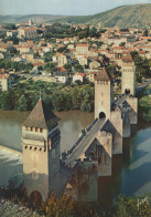 Delcampe - France Cahors Lot Pont Valentré Architecture Médiévale Sur Le Unposted #SCC693 - Cahors