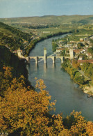 Delcampe - France Cahors Le Pont Valentré Vallée Du Lot Architecture Unposted #SCC695 - Cahors