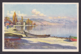 Delcampe - SWITZERLAND, Vintge Postcard, Geneva, Shores Of Lake Geneva - Lago Lemano